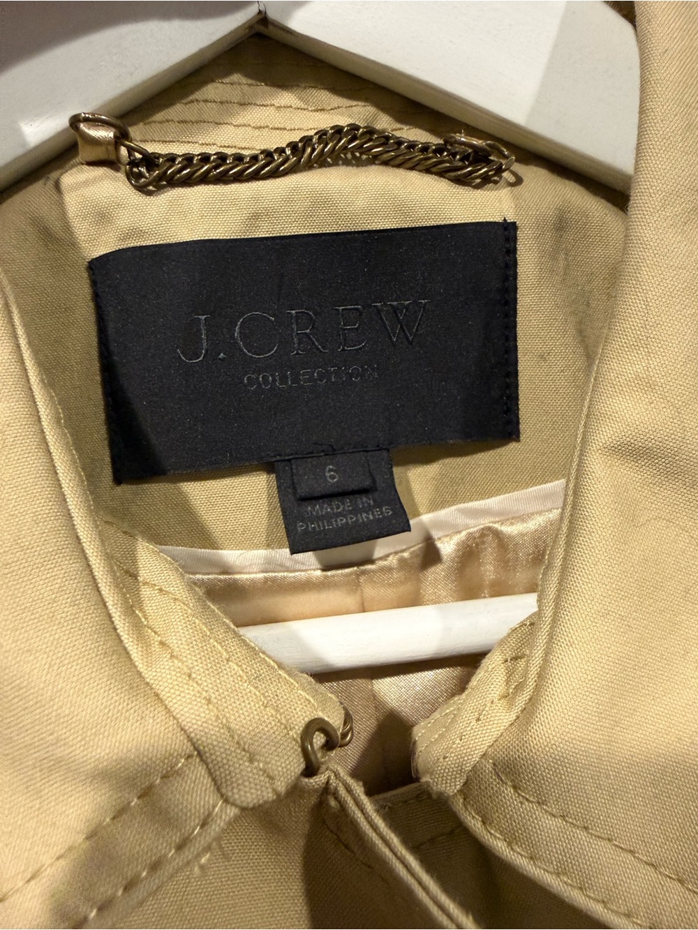 J.Crew Collection Classic Icon Trench Coat with Belt - Picture 2 of 6